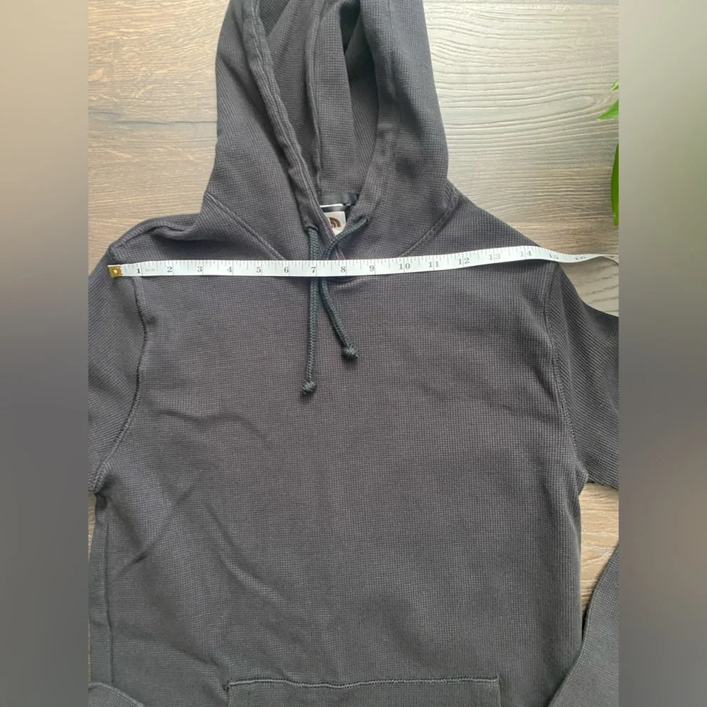 The North Face Black waffle Hoodie Men’s Pullover  Size S